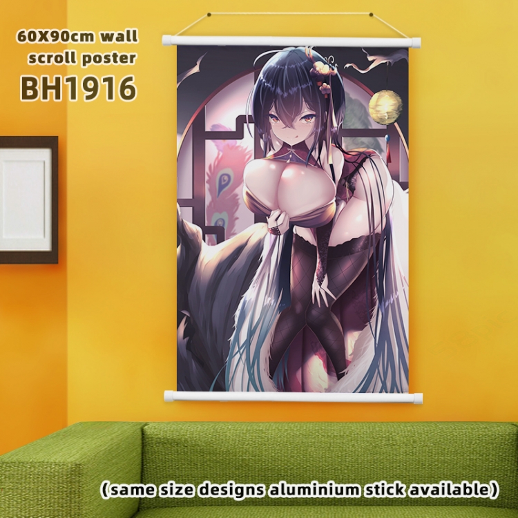 Azur Lane White Plastic rod Cloth painting Wall Scroll 60X90CM BH1916