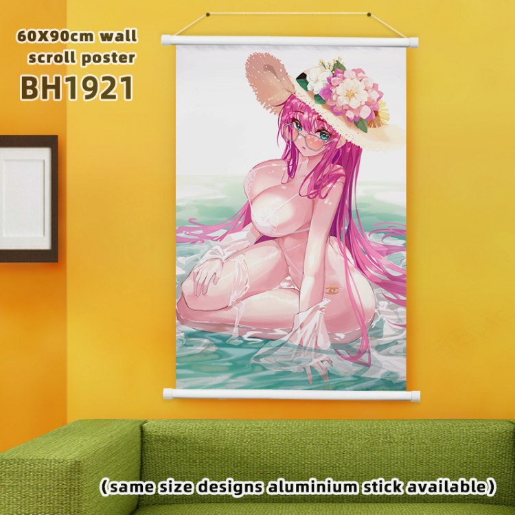 Azur Lane White Plastic rod Cloth painting Wall Scroll 60X90CM BH1921