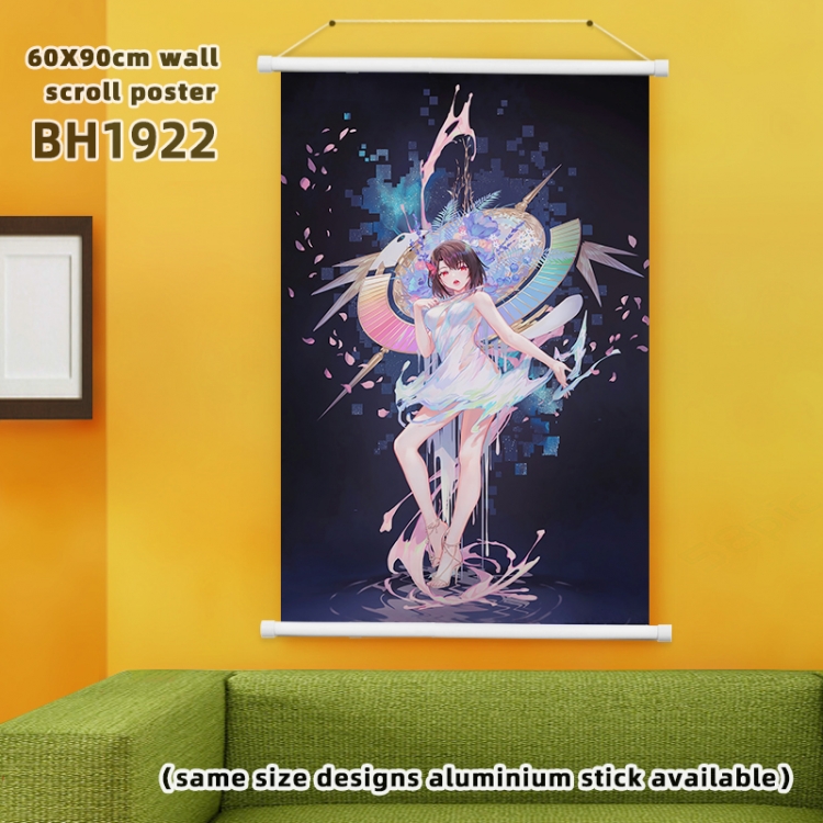 Azur Lane White Plastic rod Cloth painting Wall Scroll 60X90CM BH1922