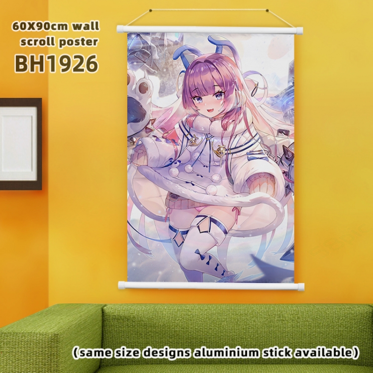 Azur Lane White Plastic rod Cloth painting Wall Scroll 60X90CM BH1926