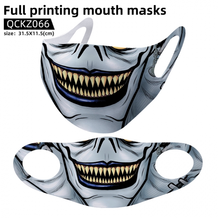 Death note full color mask 31.5X11.5cm price for 5 pcs QCKZ066