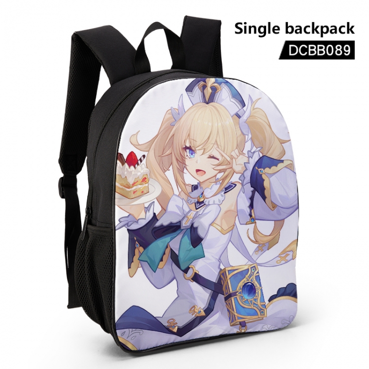Genshin Impact Anime waterproof single-deck backpack 28.5X13X37CM DCBB089