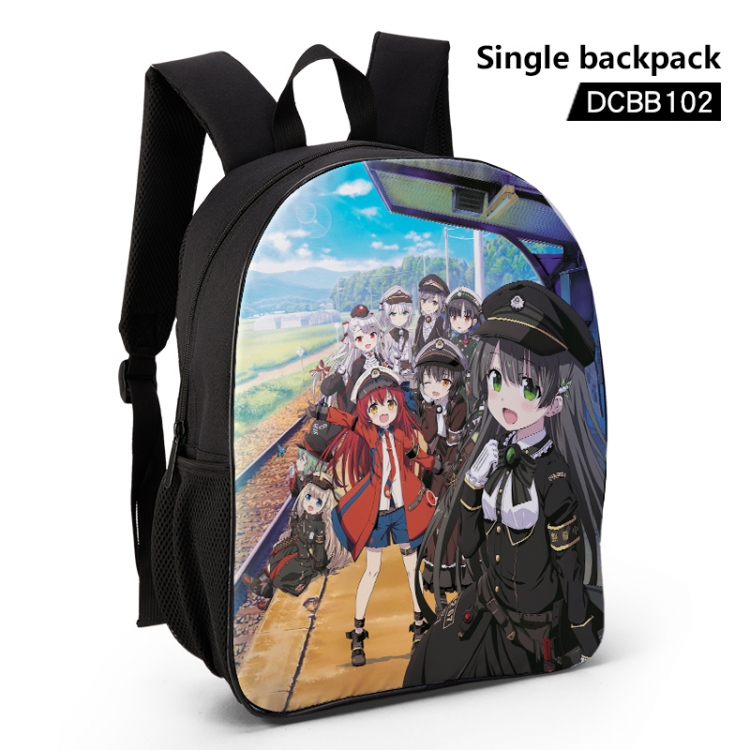 Pure Station Anime waterproof single-deck backpack 28.5X13X37CM DCBB103