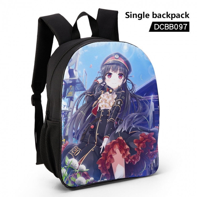 Pure Station Anime waterproof single-deck backpack 28.5X13X37CM DCBB097