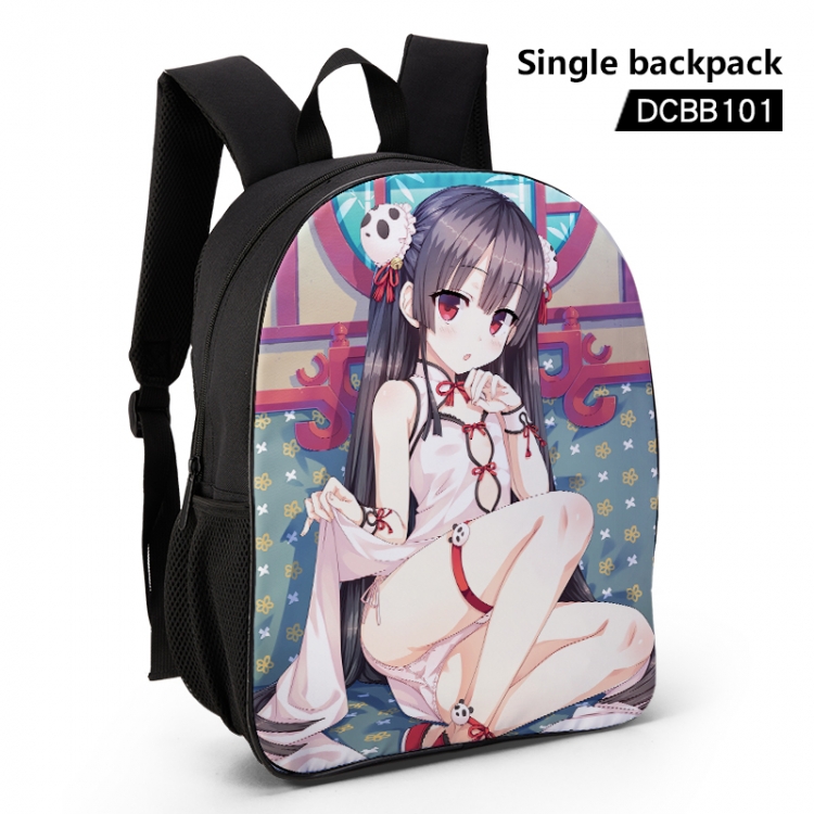 Pure Station Anime waterproof single-deck backpack 28.5X13X37CM DCBB101