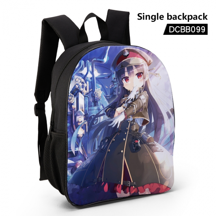 Pure Station Anime waterproof single-deck backpack 28.5X13X37CM DCBB099