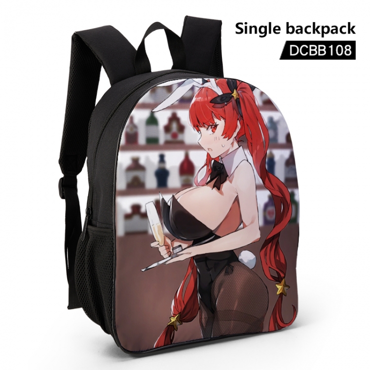 Azur Lane Anime waterproof single-deck backpack 28.5X13X37CM DCBB108