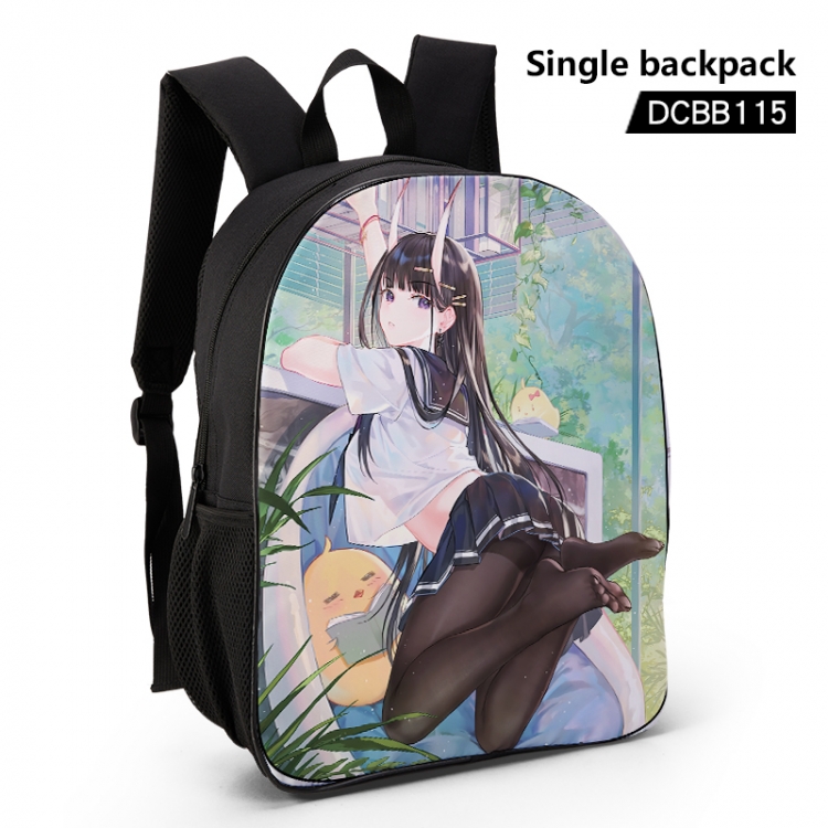 Azur Lane Anime waterproof single-deck backpack 28.5X13X37CM DCBB115
