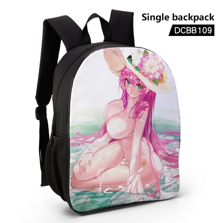 Azur Lane Anime waterproof single-deck backpack 28.5X13X37CM DCBB109