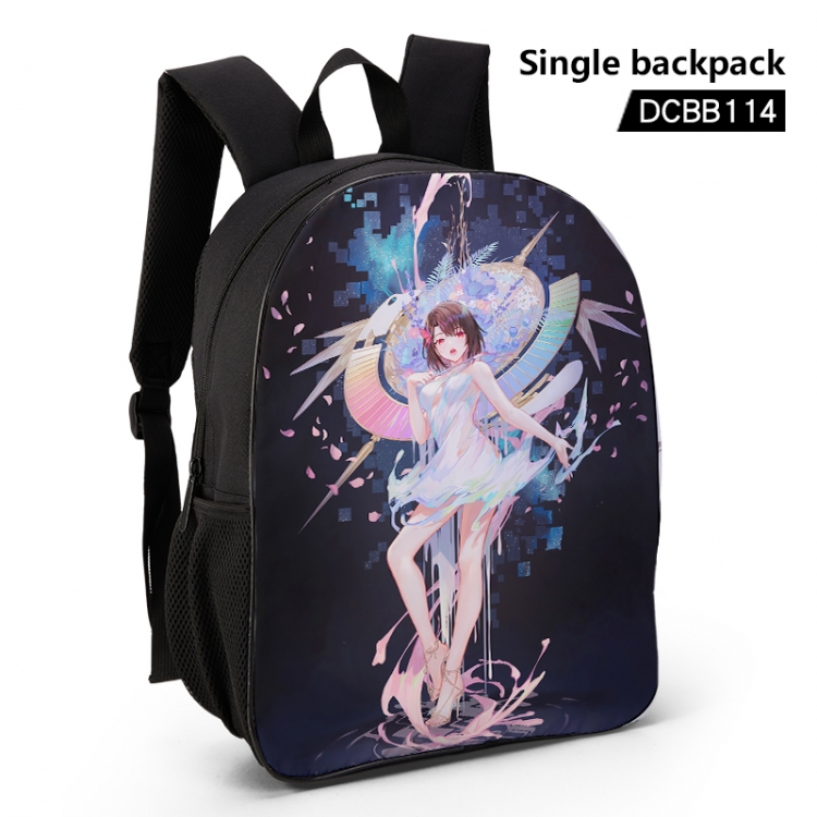 Azur Lane Anime waterproof single-deck backpack 28.5X13X37CM DCBB114