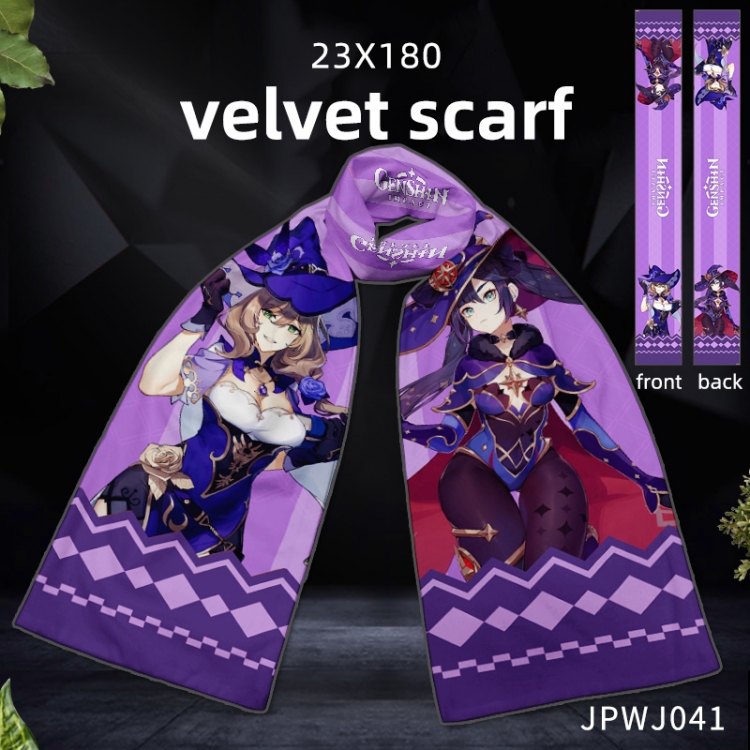 Genshin Impact Anime Full color velvet scarf JPWJ41