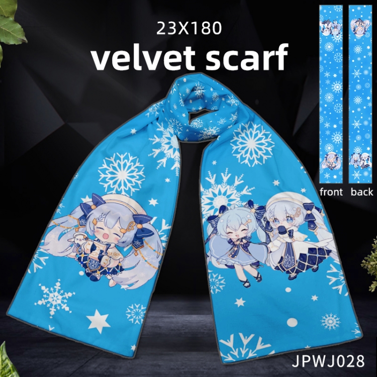Hatsune Miku  Anime Full color velvet scarf JPWJ28