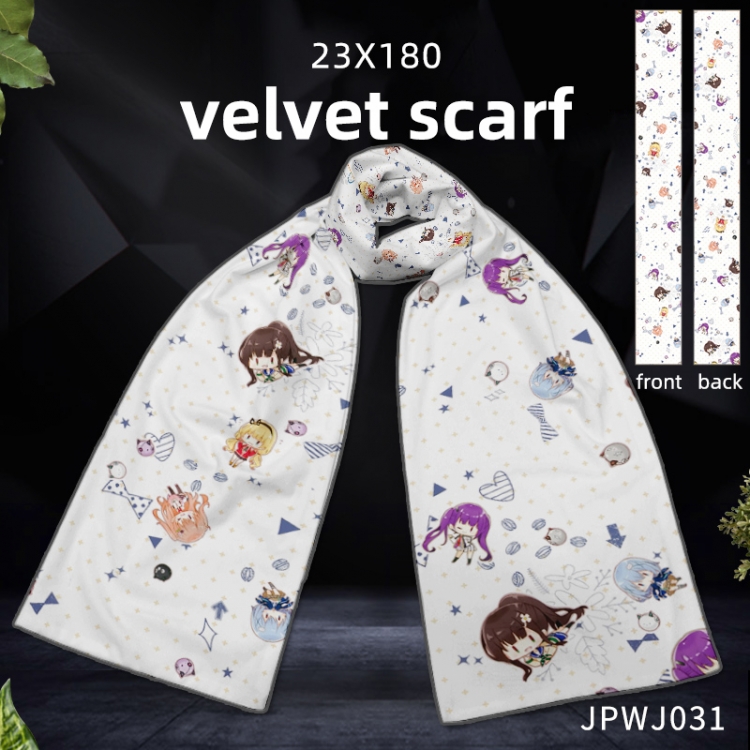 Is the order a rabbit Anime Full color velvet scarf JPWJ31
