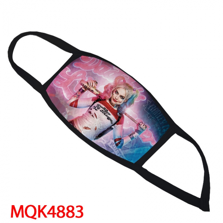 Suicide Squad Color printing Space cotton Masks price for 5 pcs MQK-4883