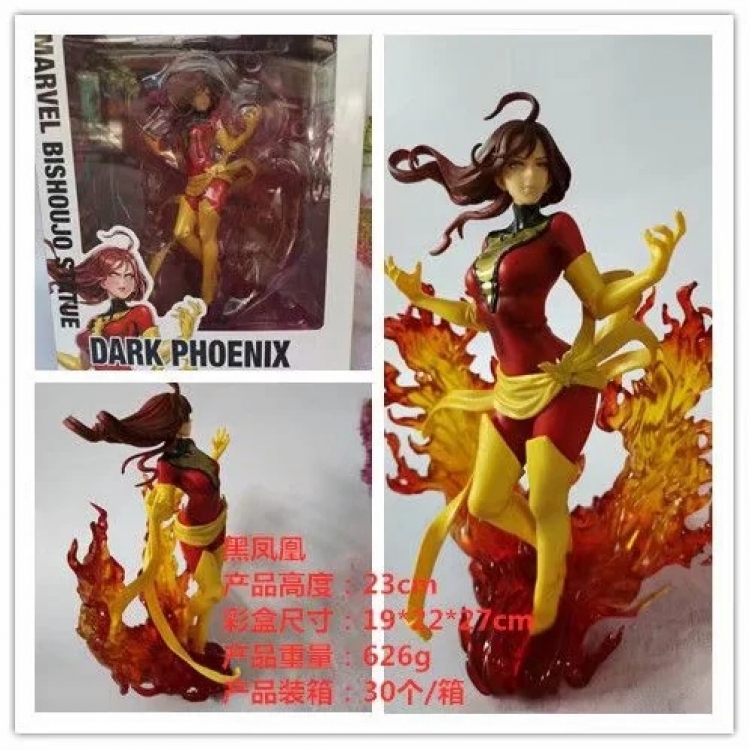 X-Men Black phoenix Boxed Figure Decoration Model 23CM