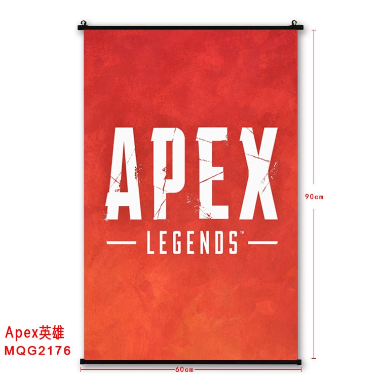 Apex Legends BLACK plastic pole cloth painting Wall Scroll  MQG2176