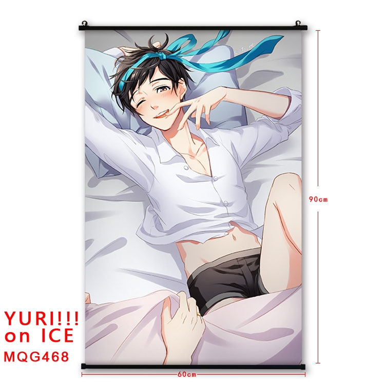 Yuri !!! on Ice Anime plastic pole cloth painting Wall Scroll 60X90CM  MQG468