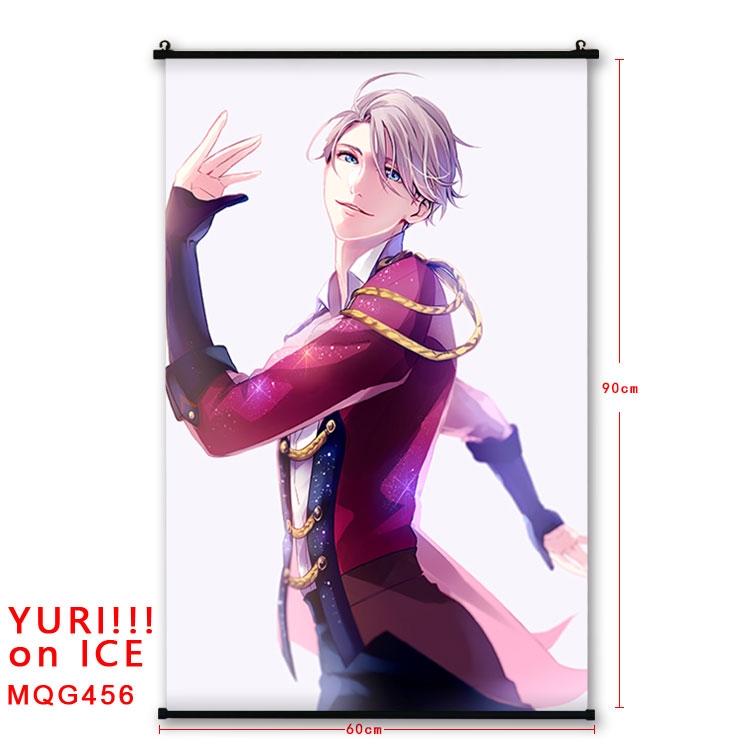 Yuri !!! on Ice Anime plastic pole cloth painting Wall Scroll 60X90CM  MQG456