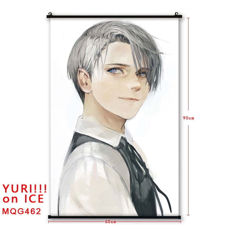 Yuri !!! on Ice Anime plastic pole cloth painting Wall Scroll 60X90CM  MQG447