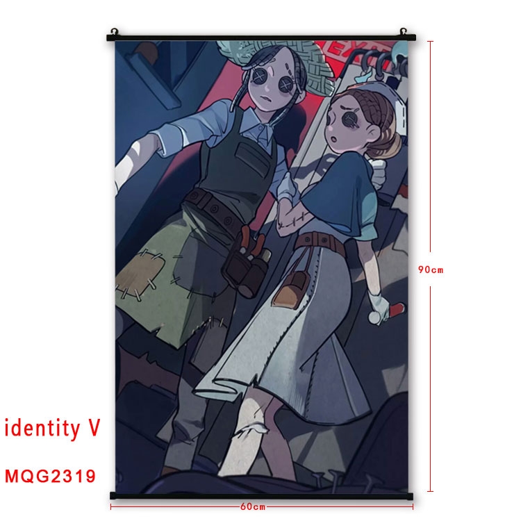 Identity V Anime plastic pole cloth painting Wall Scroll 60X90CM MQG2319