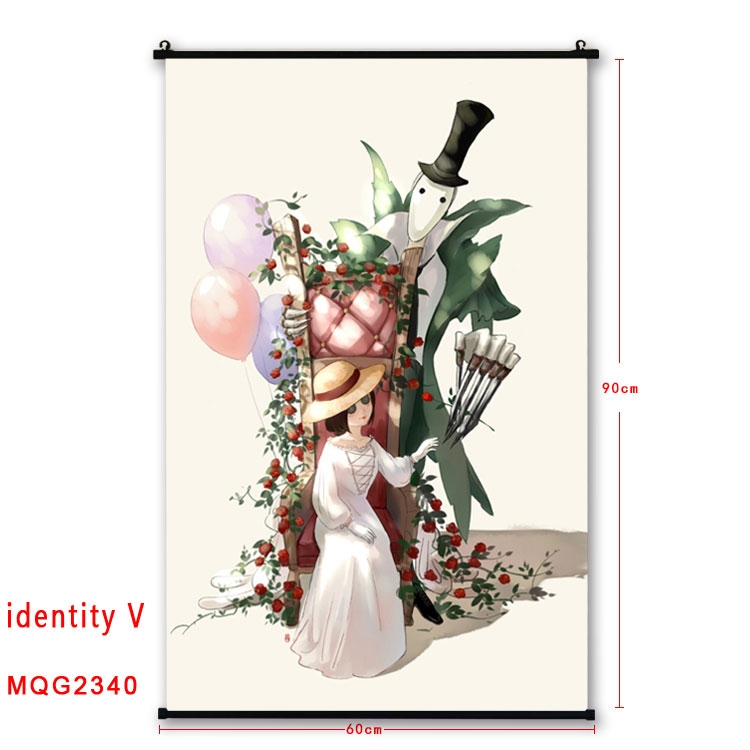 Identity V Anime plastic pole cloth painting Wall Scroll 60X90CM MQG2340