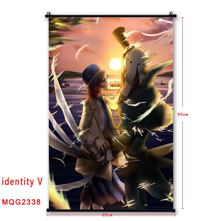 Identity V Anime plastic pole cloth painting Wall Scroll 60X90CM MQG2338