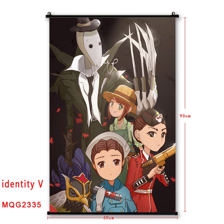 Identity V Anime plastic pole cloth painting Wall Scroll 60X90CM MQG2335