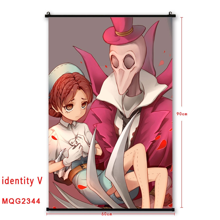 Identity V Anime plastic pole cloth painting Wall Scroll 60X90CM MQG2344