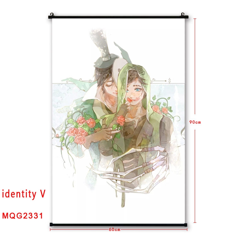 Identity V Anime plastic pole cloth painting Wall Scroll 60X90CM MQG2331