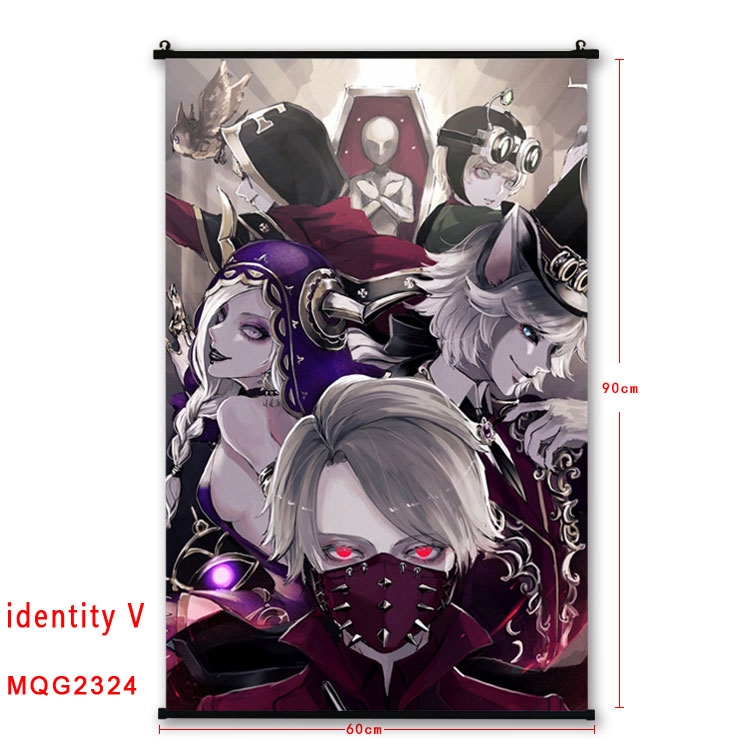 Identity V Anime plastic pole cloth painting Wall Scroll 60X90CM MQG2324