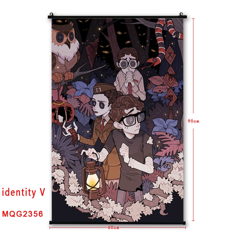 Identity V Anime plastic pole cloth painting Wall Scroll 60X90CM MQG2356