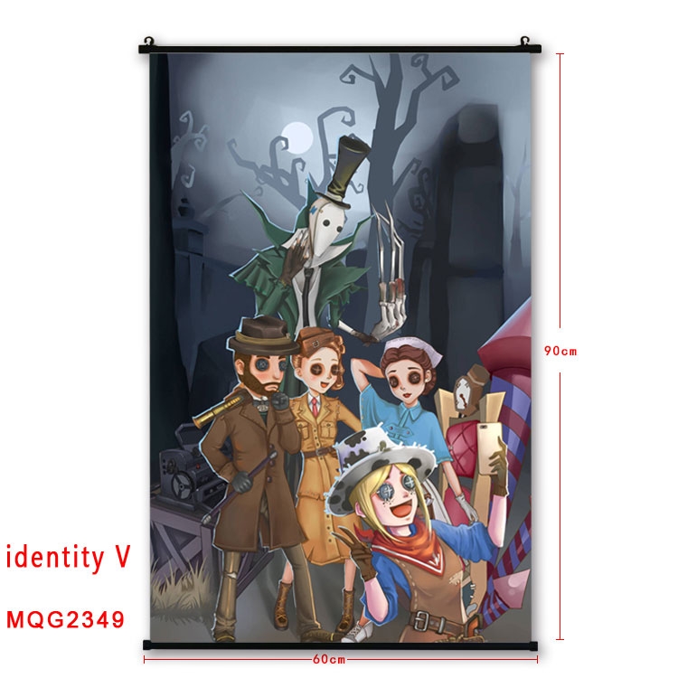 Identity V Anime plastic pole cloth painting Wall Scroll 60X90CM MQG2349