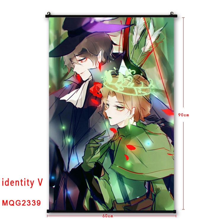 Identity V Anime plastic pole cloth painting Wall Scroll 60X90CM MQG2339