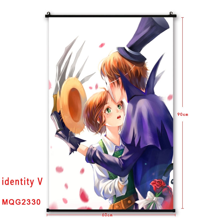 Identity V Anime plastic pole cloth painting Wall Scroll 60X90CM MQG2330