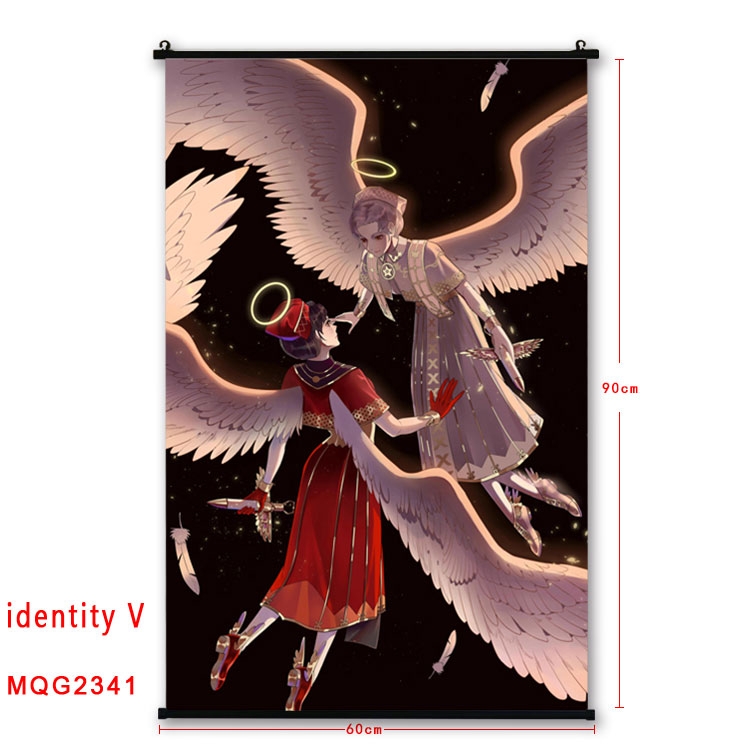 Identity V Anime plastic pole cloth painting Wall Scroll 60X90CM MQG2341