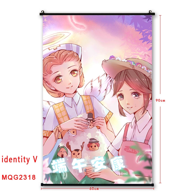Identity V Anime plastic pole cloth painting Wall Scroll 60X90CM MQG2318