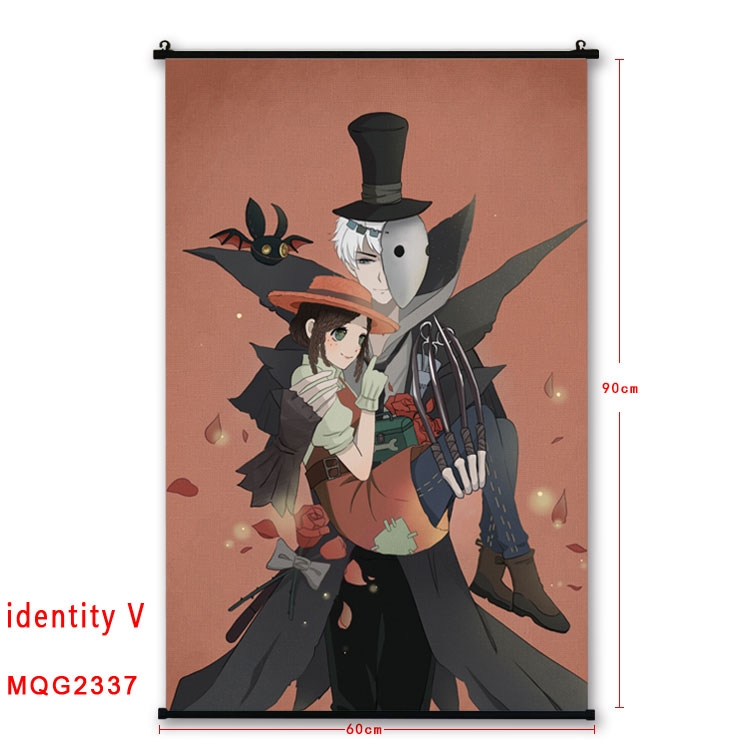 Identity V Anime plastic pole cloth painting Wall Scroll 60X90CM MQG2337