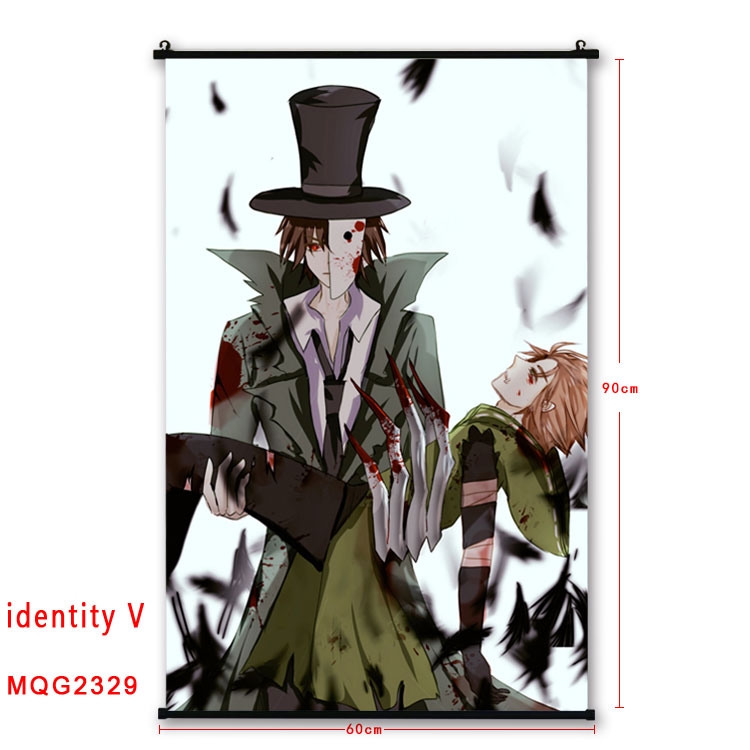 Identity V Anime plastic pole cloth painting Wall Scroll 60X90CM MQG2329