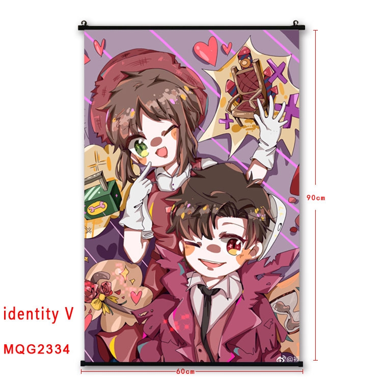 Identity V Anime plastic pole cloth painting Wall Scroll 60X90CM MQG2334