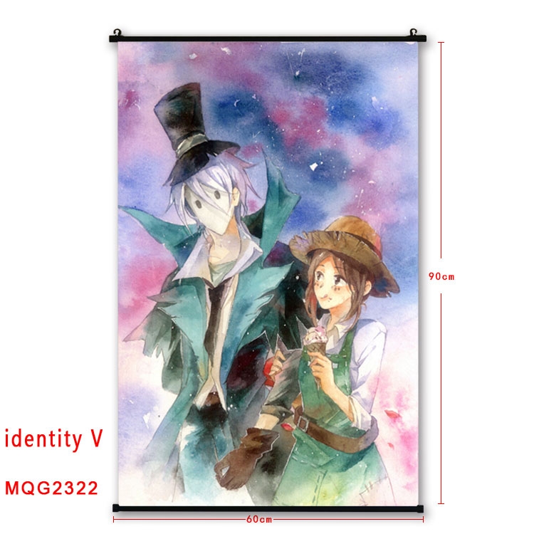 Identity V Anime plastic pole cloth painting Wall Scroll 60X90CM MQG2322
