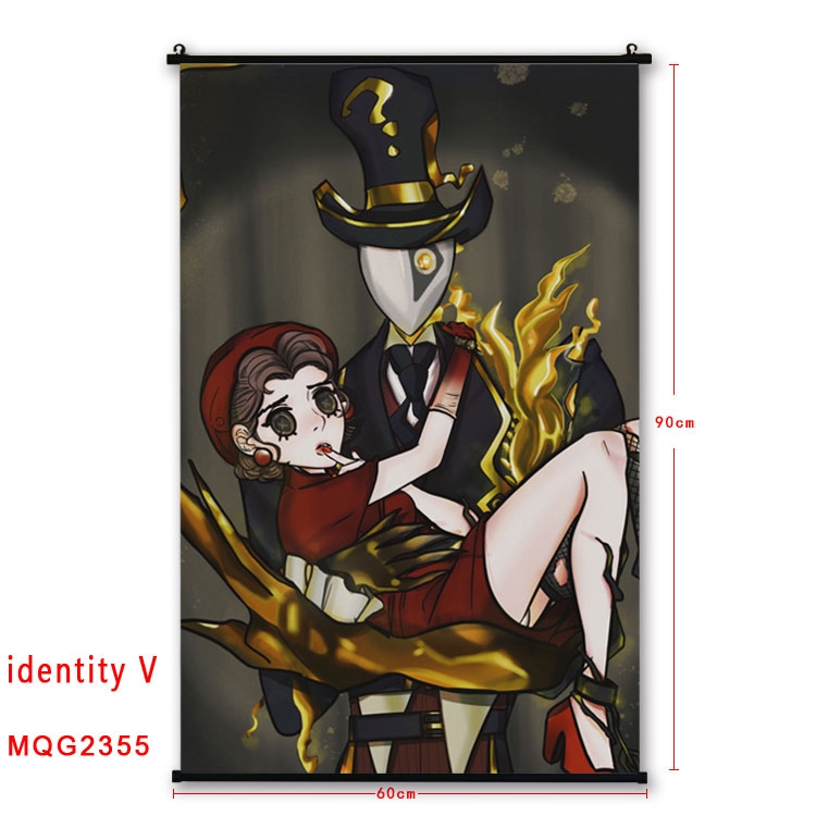 Identity V Anime plastic pole cloth painting Wall Scroll 60X90CM MQG2355