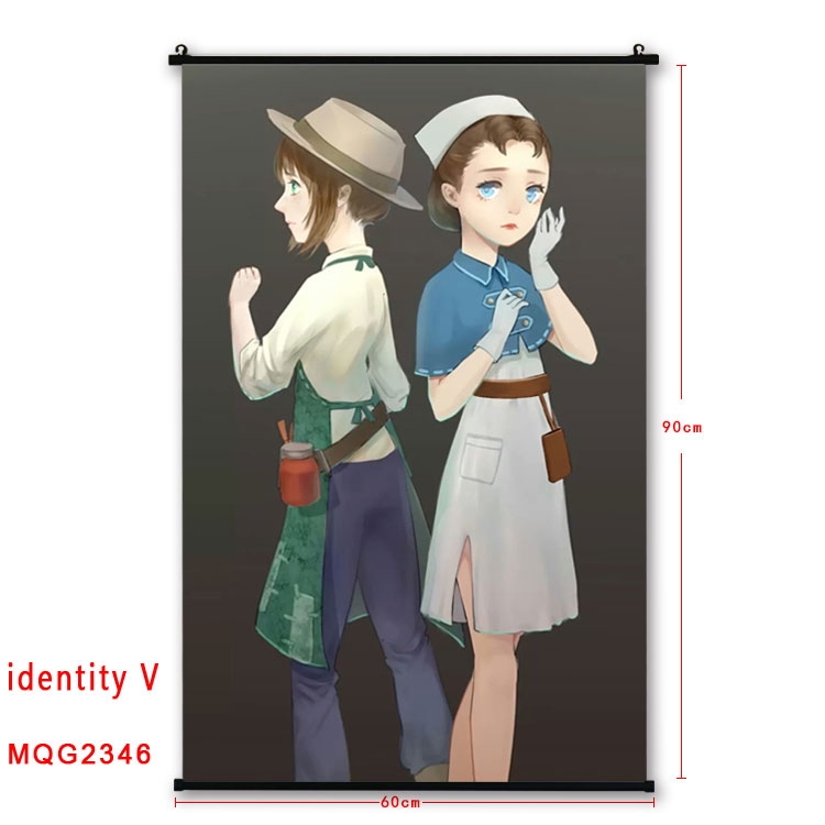Identity V Anime plastic pole cloth painting Wall Scroll 60X90CM MQG2346