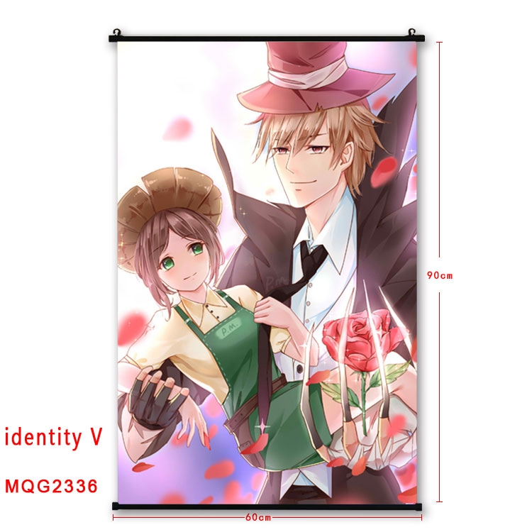 Identity V Anime plastic pole cloth painting Wall Scroll 60X90CM MQG2336