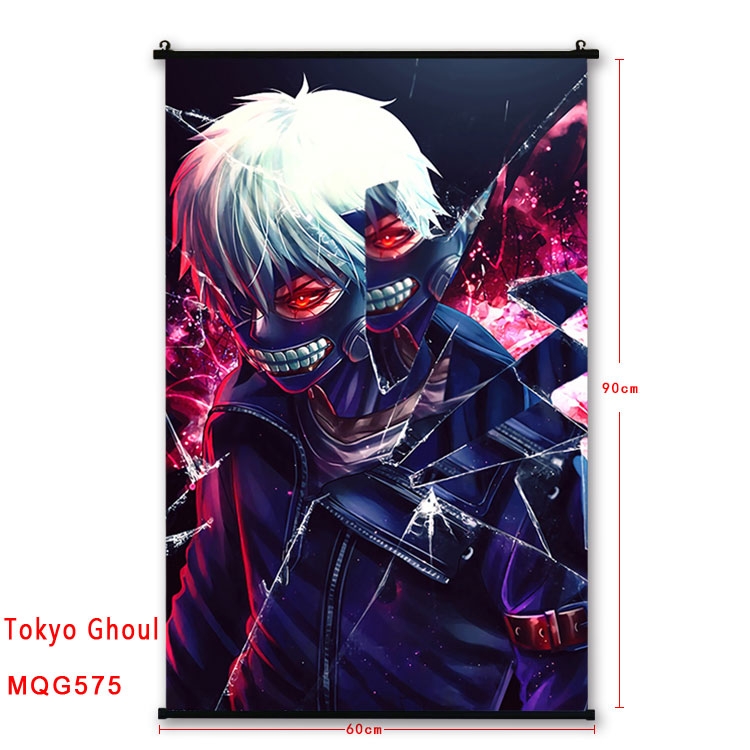Tokyo Ghoul Anime plastic pole cloth painting Wall Scroll 60X90CM MQG575