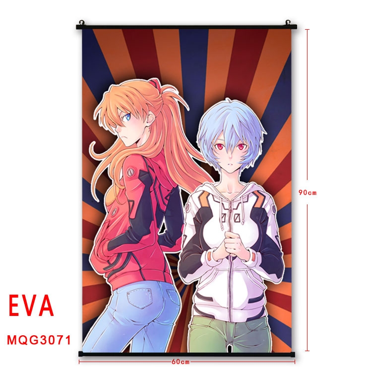 EVA cartoon plastic pole cloth painting Wall Scroll 60X90CM MQG3071