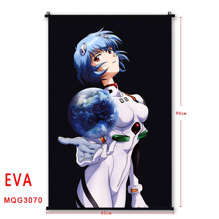 EVA cartoon plastic pole cloth painting Wall Scroll 60X90CM MQG3070