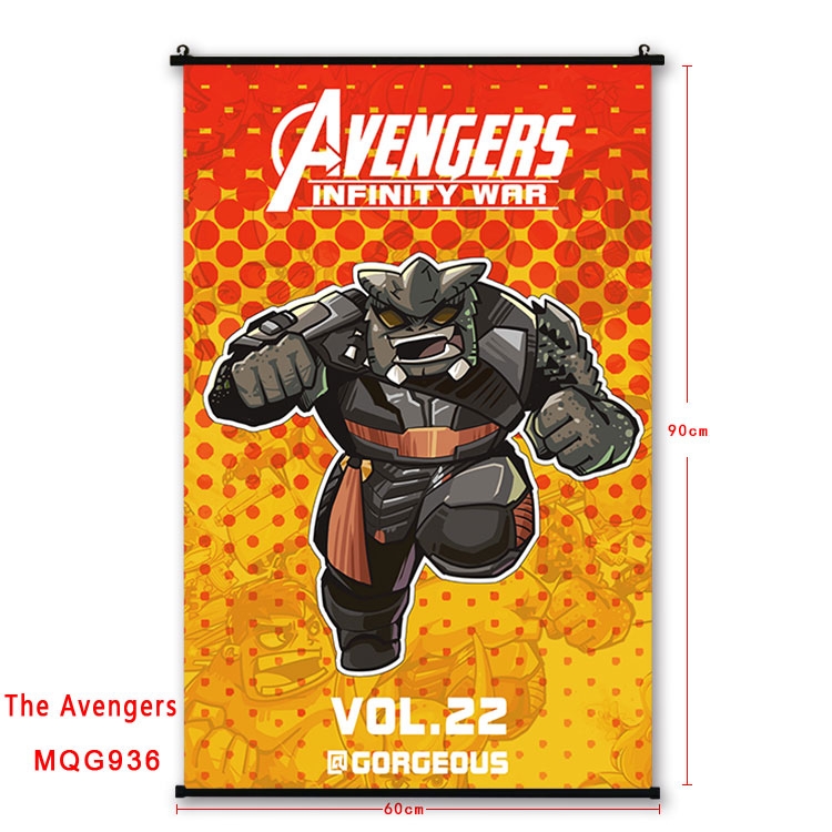 The avengers allianc Anime plastic pole cloth painting Wall Scroll 60X90CM MQG936