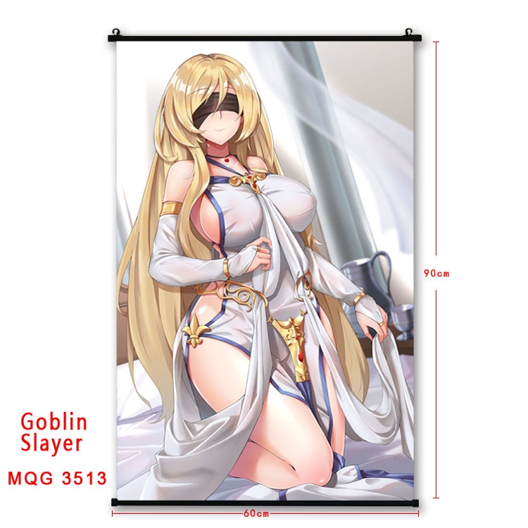 Goblin Slayer Anime plastic pole cloth painting Wall Scroll 60X90CM MQG3521