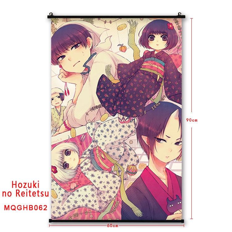 Hoozuki no Reitetsu Anime plastic pole cloth painting Wall Scroll 60X90CM  MQGHB062