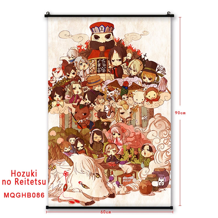 Hoozuki no Reitetsu Anime plastic pole cloth painting Wall Scroll 60X90CM  MQGHB086